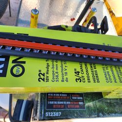 Ryobi Hedge Trimmer New $75 Only Tool 