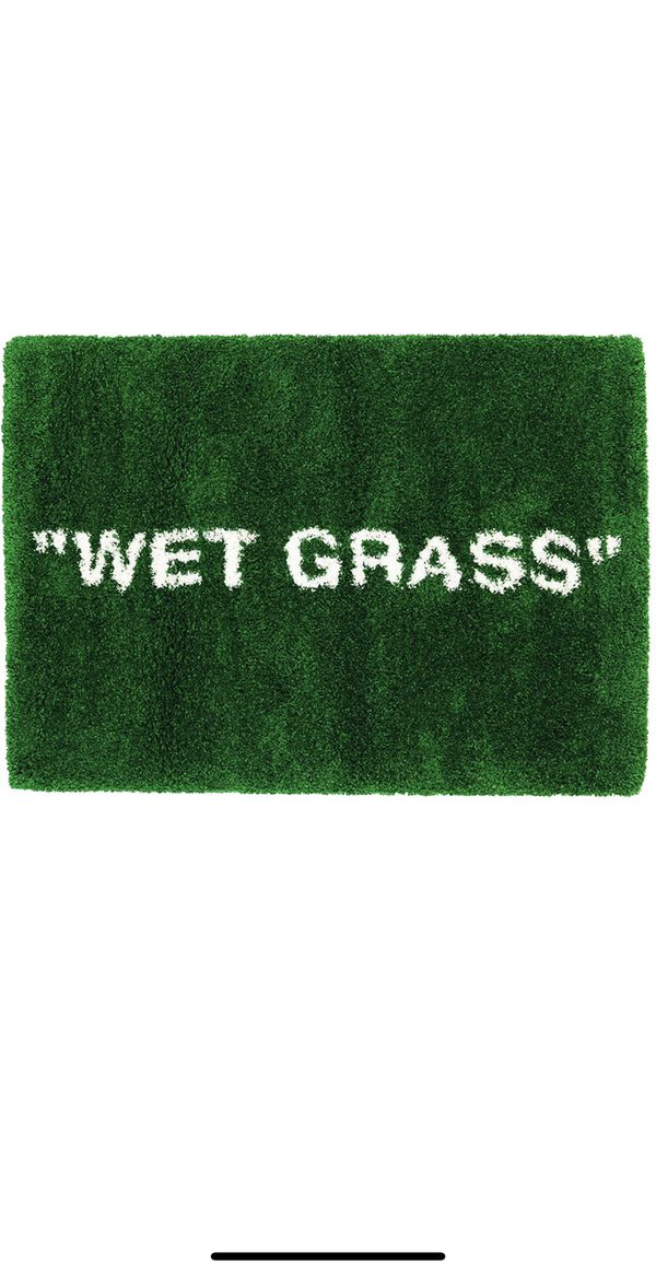 Virgil Abloh x IKEA MARKERAD “WET GRASS” Rug Green for Sale in ...