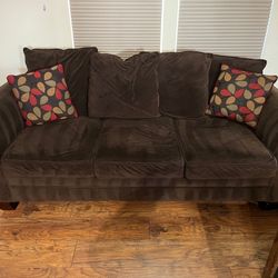 Brown Sofa, 3-cushion