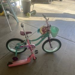 Kids Bike And Scooter 