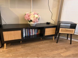 Tv stand and End table with storage