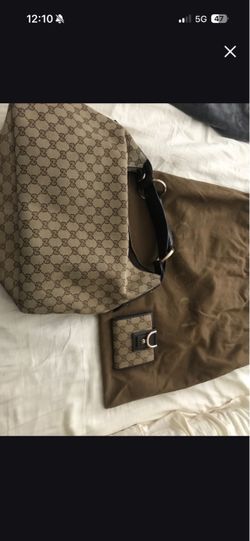 Gucci bag and wallet