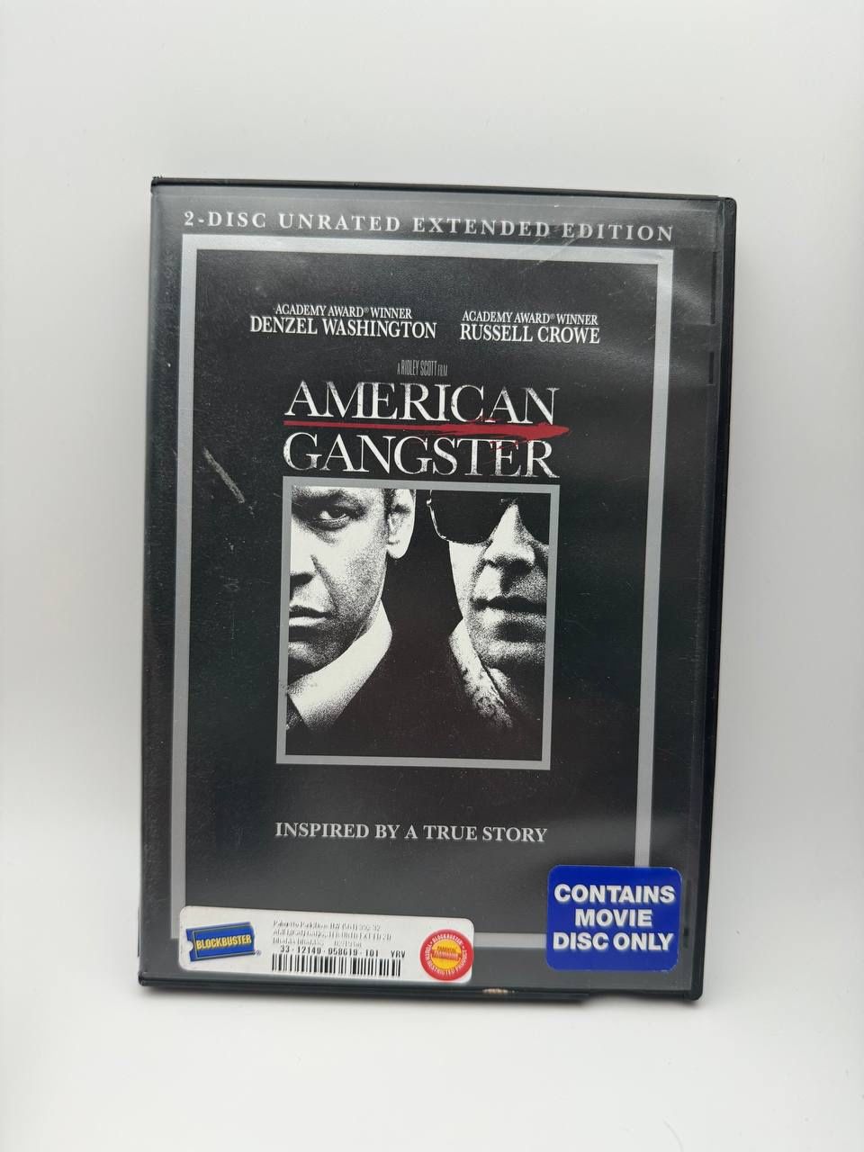 American Gangster (DVD, 2008, 2-Disc Set) Denzel Washington - Russell Crowe