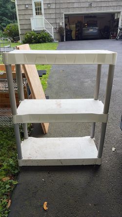 Plastic shelving