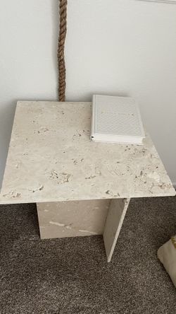 Authentic Travertine Nightstands