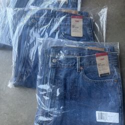LEVI 550 RELAXED FIT 44 X 36 BIG & TALL JEANS