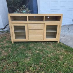 Custom Wood TV Stand 