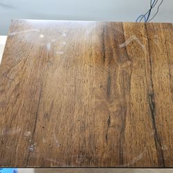 Worn Wooden End Table 