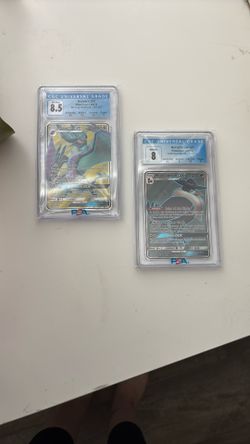 2 CGC Graded Pokémon Cards 🔥 Noivern GX 8.5 + Honchkrow GX 8 – DEAL