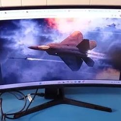 Samsung Monitor 27-Inch Curved Screen