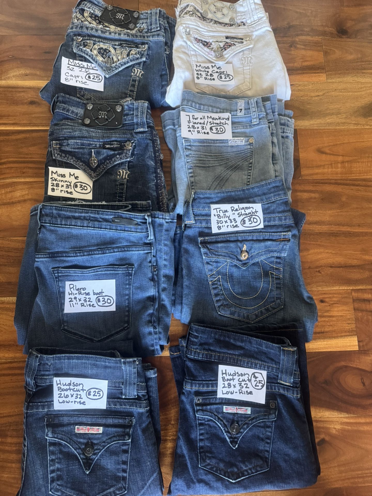 True religion/ Miss Me/ Hudson Jeans