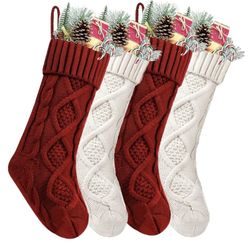 Xmas Knitted Stockings