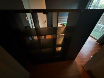 IKEA Black Kallax Shelf