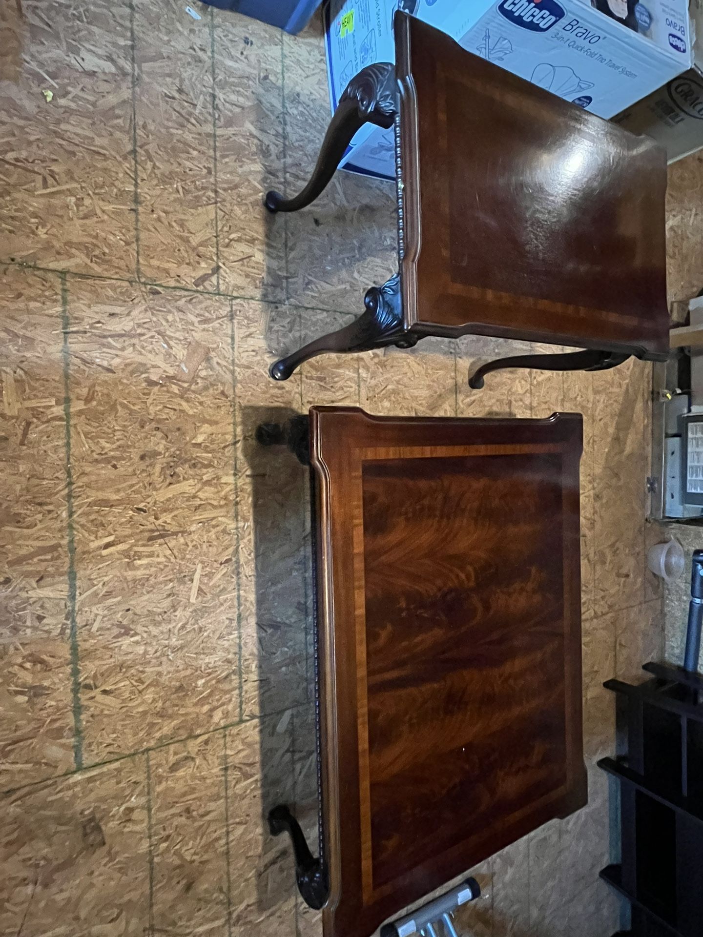 Mahogany Coffee Table & Side Table