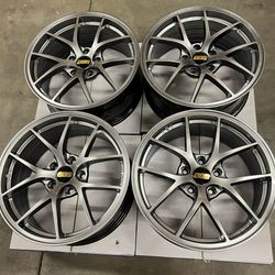 19 INCH SET BBS RIA RI-A STYLE RIMS 19x8.5 +38 (5x114.3) CB: 73.1