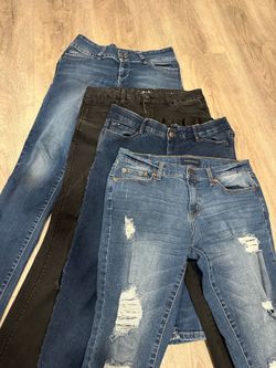 Lot of 4 Woman’s Jeans Pants - Sizes 11, 12, 13