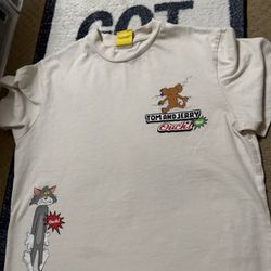 Tom And Jerry Beige Shirt Size Small Shoe Palace Exclusive 