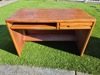 Solid wood desk