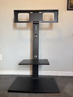 Black TV stand