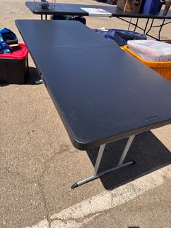 Lifetime Black Folding Table 6ft