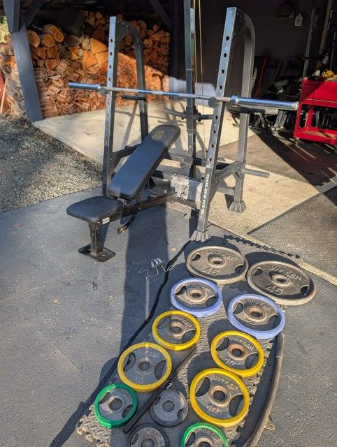 Weight Bench & Weights!