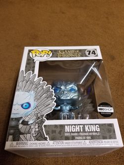 Metallic Night King on The Throne HBO Exclusive Funko Pop!