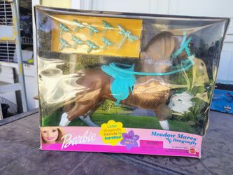 Vintage Barbie Meadow Mares Dragonfly Horse Set
