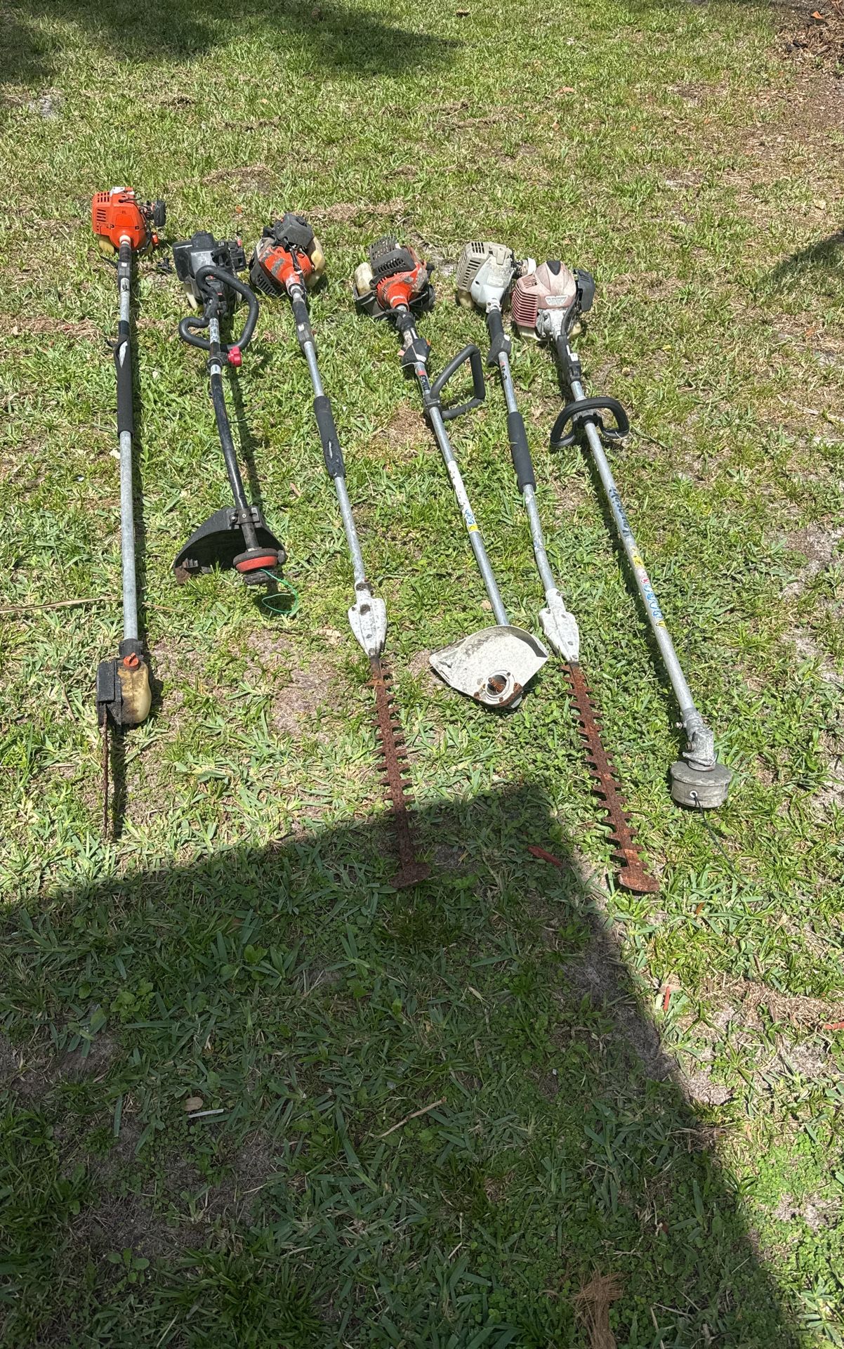 Broken Lawn Equipment