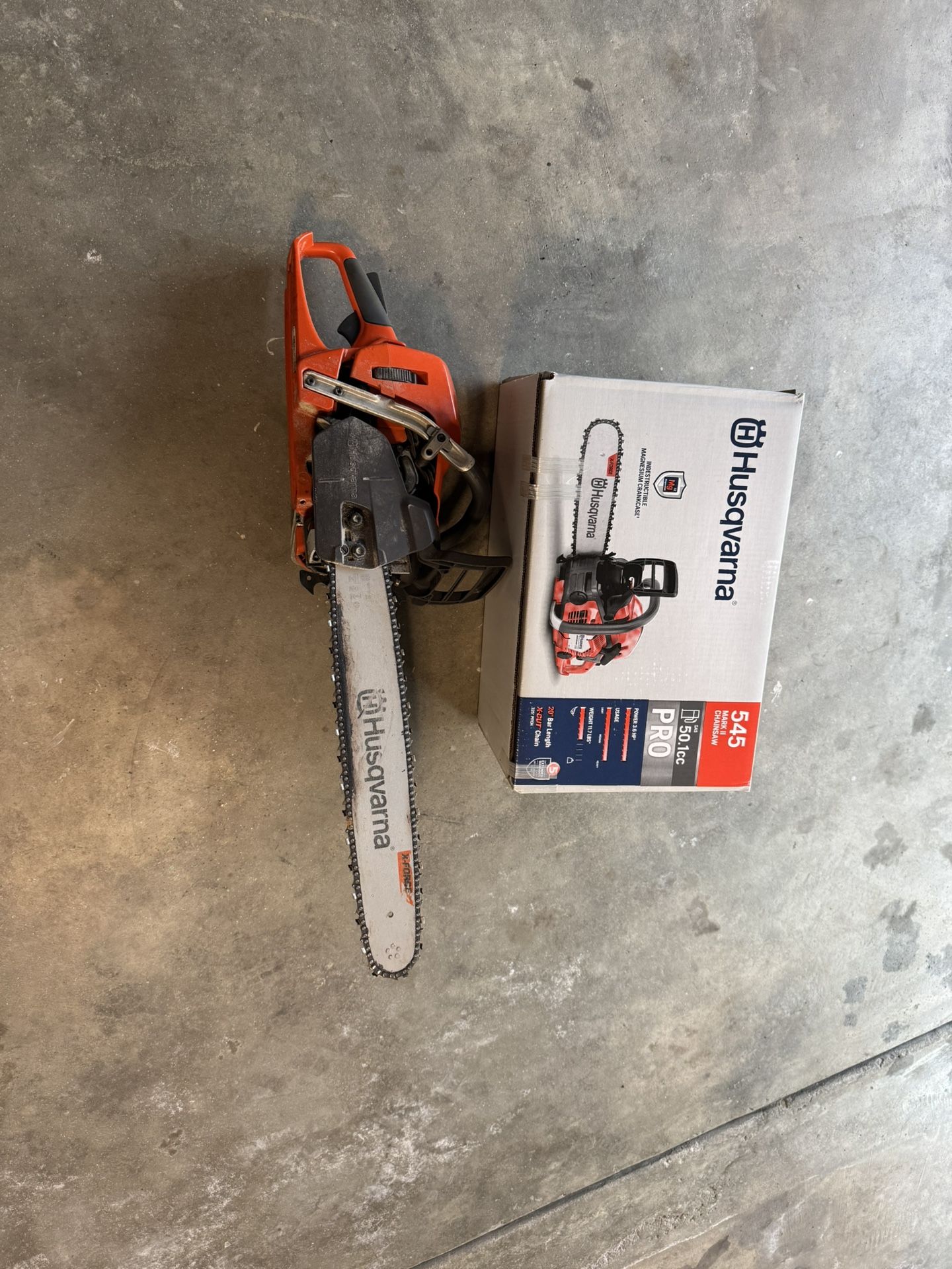 Husqvarna 545 Mark II 50.1cc 20”bar Chainsaw