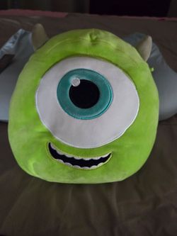 Squishmallows Disney’s Mike Wazowski Monsters Inc Kellytoy Plush Pillow Toy 12"