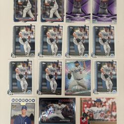 15 Clayton Kershaw Baseball Cards Los Angeles Dodgers 