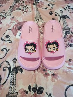 Women's Betty Boop Slides Size 9