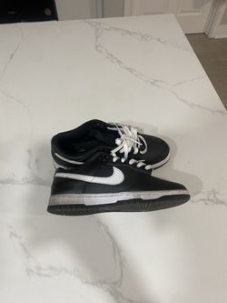 Nike Dunk Low Black White Size 8 Men’s Shoes 