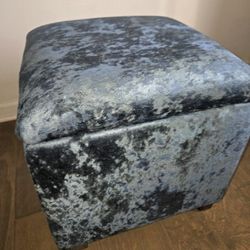  Teal Storage Ottomans