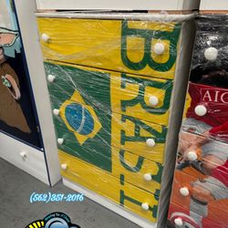 Brasil Five Drawer Chest Compressed Cajonera Comoda Nueva 