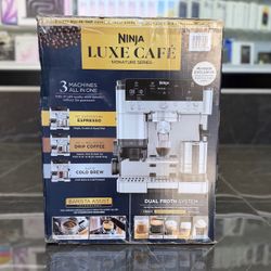 Ninja Luxe Cafe 3-in-1 Espresso Machine ((Take It Home In Payments/ llévatelo a casa en pagos) Only $10 Down 