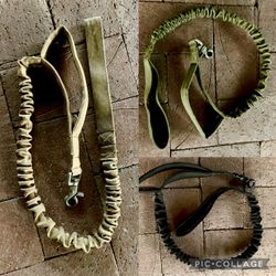 Three 26" Leashes in Beige, Khaki & Black - $3 each