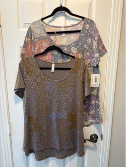 LuLaRoe Classic T Bundle set of 2 women’s size XL Tops - clothes - Simi Valley