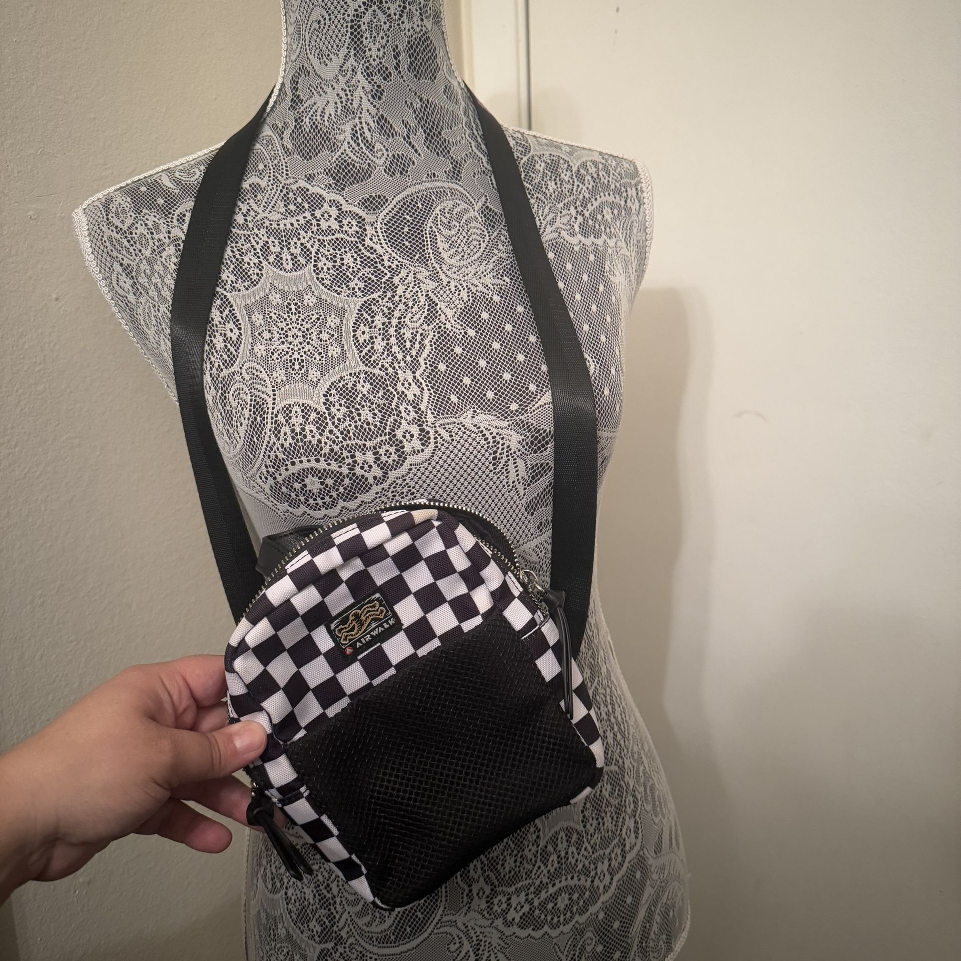 Airwalk Checkered Mesenger Bag