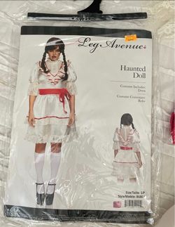 Women’s Halloween costume haunted doll dress Victorian style Lake Avenue Women’s Halloween costume haunted doll dress Victorian style Lake Avenue