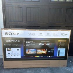 65” Sony smart 4k Oled Bravia 8 TV