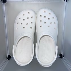 Crocs Classic Clogs White Size 12