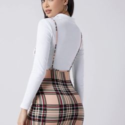 Suspender Dress Shein