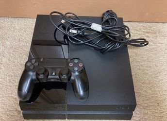 Sony PlayStation 4 Console with Controller and Cables