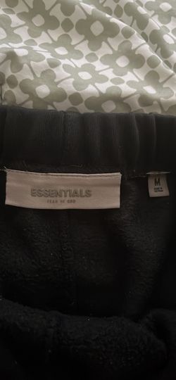 Fear of God Essentials Black Sweatshorts Size M