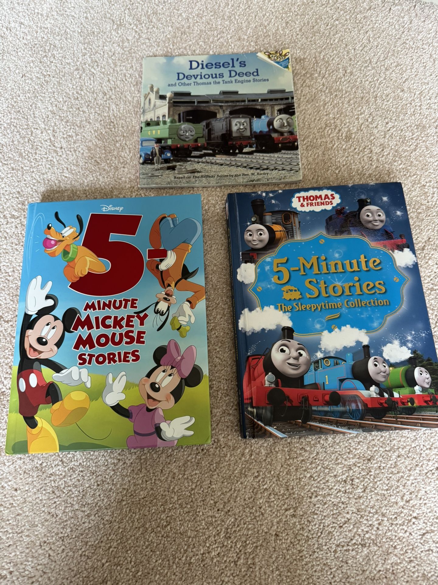 Kids Books: Thomas & Friends And Micky Mouse
