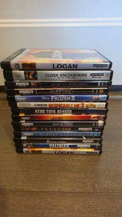 4k UHD blurays - $10 each