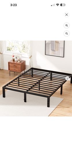 King size metal bed frame