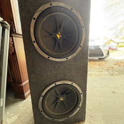 10 Inch Kicker Subwoofers w/ Box