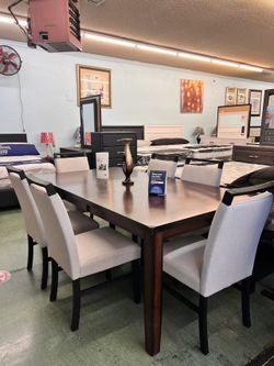 🔥Flash Deal🔥Brand New 7pc Dining Set: Table with Six Chairs $899, payment available, Delivery Available